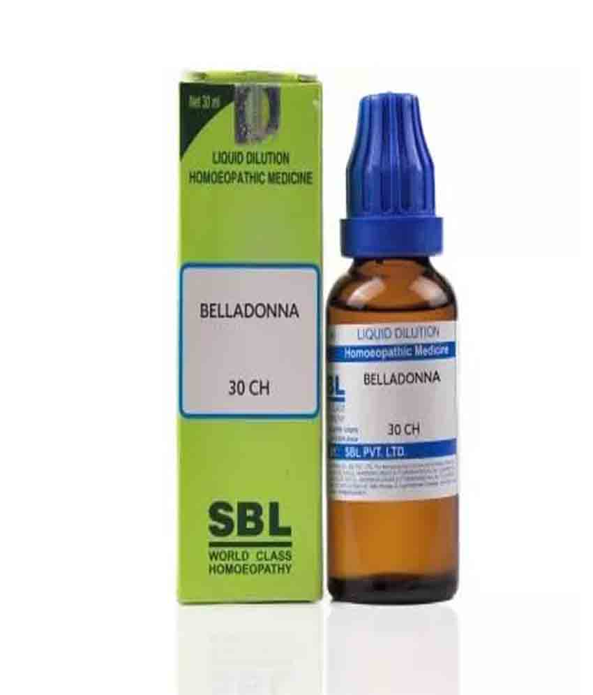 Sbl Belladonna Dilution 30 Ch 30ml