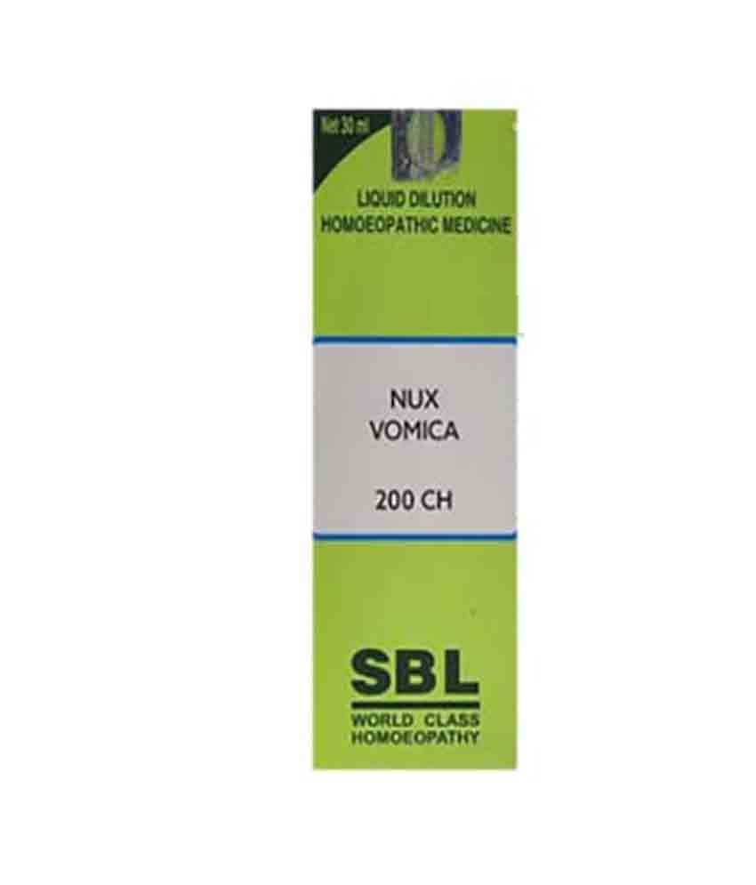 Sbl Nux Vomica Dilution 200 Ch 30ml