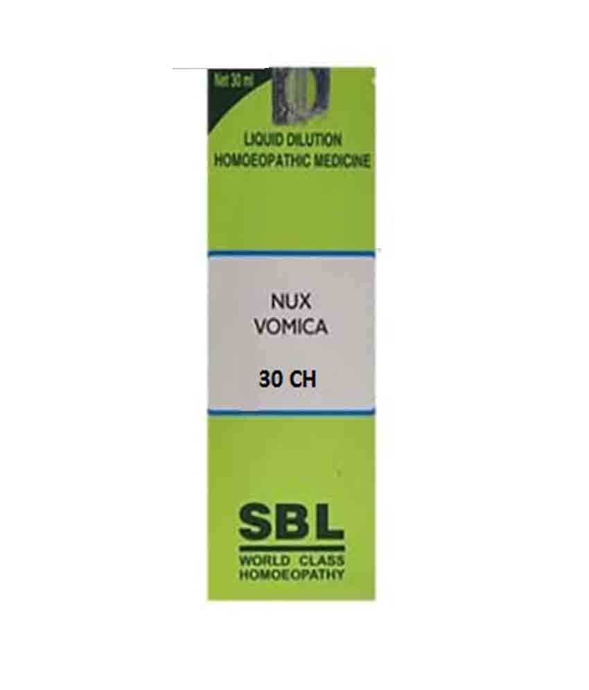 Sbl Nux Vomica Dilution 30 CH 30ml