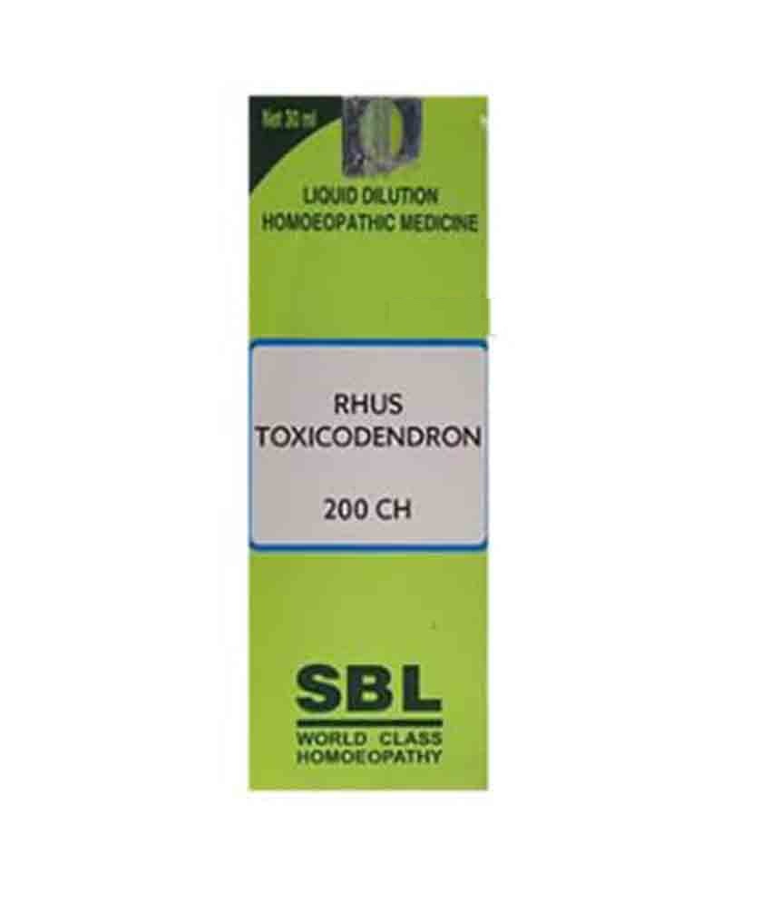 Sbl Rhus Toxicodendron Dilution 200 Ch 30ml