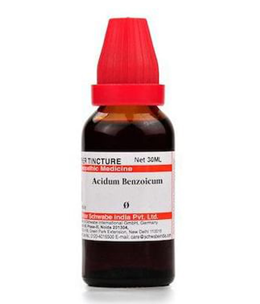 Dr Willmar Schwabe India Acidum Benzoicum Mother Tincture Q