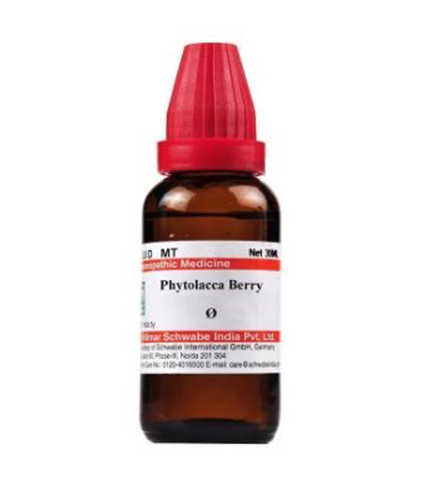 Dr Willmar Schwabe India Phytolacca Berry Mother Tincture Q 30 Ml