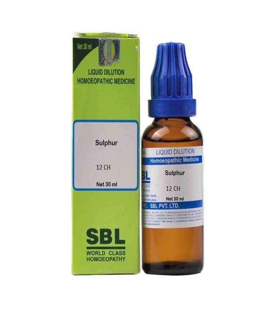 Sbl Sulphur Dilution 12 Ch 30ml