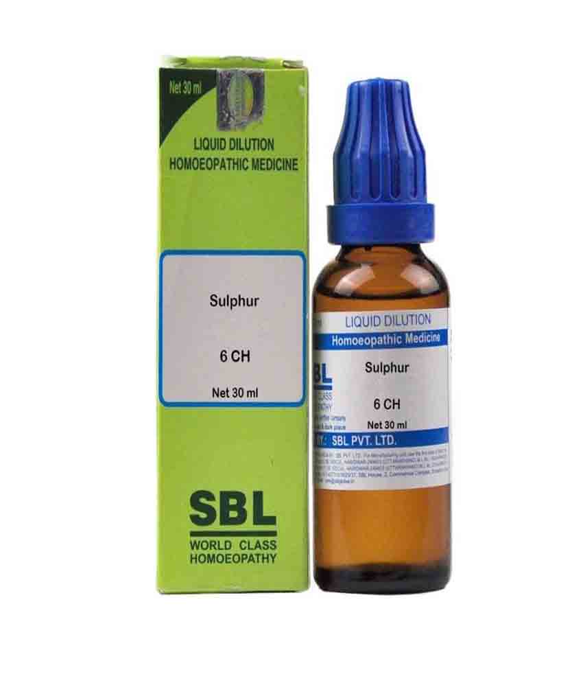 Sbl Sulphur Dilution 6 Ch 30ml