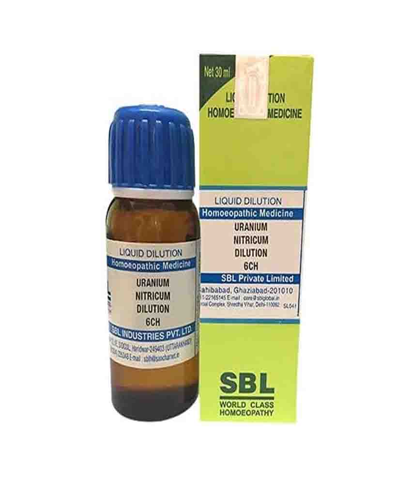 Sbl Uranium Nitricum Dilution 6 Ch 30ml