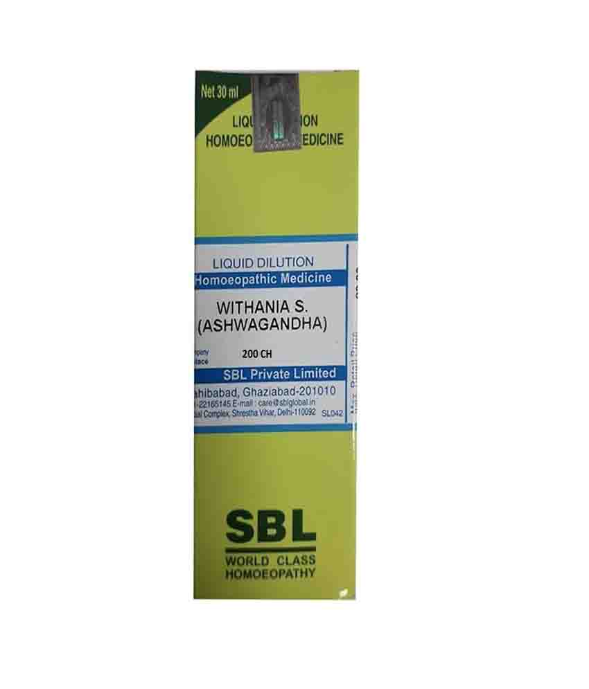 Sbl Withania S (Ashwagandha) Dilution 200 Ch 30ml