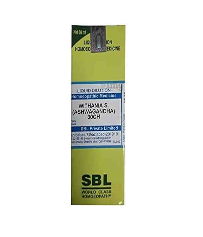 Sbl Withania S (Ashwagandha) Dilution 30 Ch 30ml