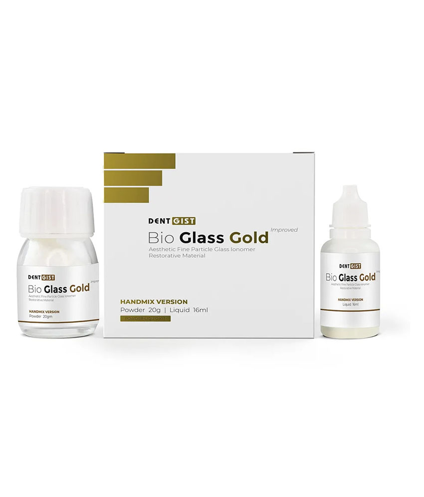 DentGist Bio Glass Gold Restorative GIC Big Pack