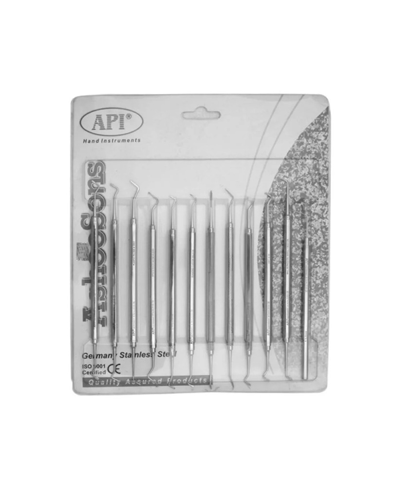 API Conservative Instruments Kit (Set of 12 , Blister Pack)