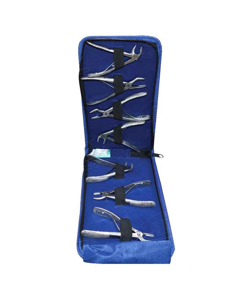 API Extraction Forceps Pedo Set of 7