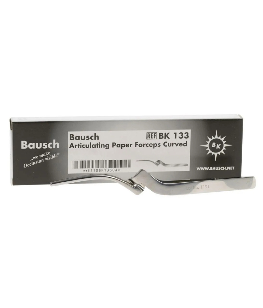 Bausch Articulating Paper Forceps Curved - BK 133