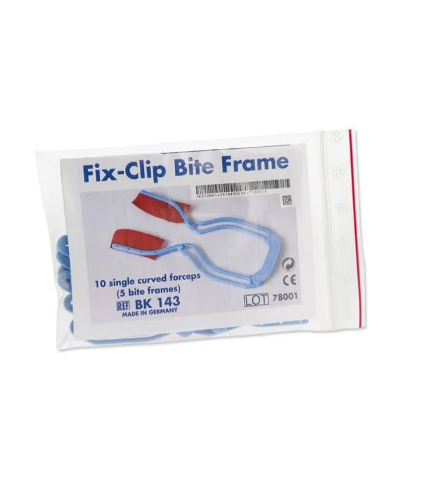 Bausch Fix Clip Bite Forceps Curved - BK 143