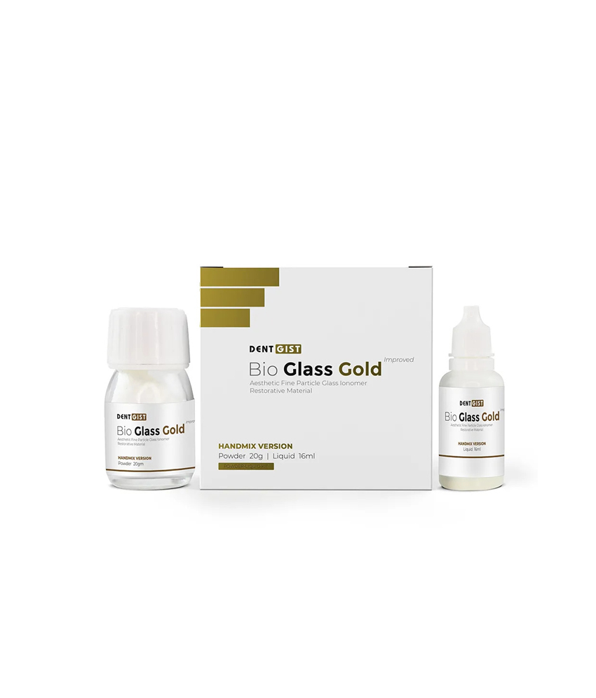 DentGist Bio Glass Gold Restorative GIC (Big Pack)