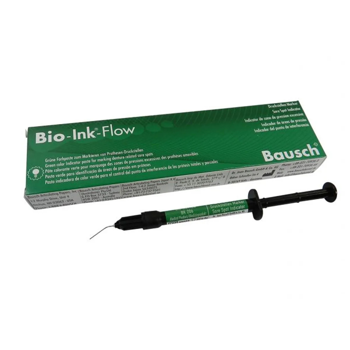 Bausch Bio-Ink Flow Paste Sore-Spot Indicator 1ml Syringe - BK 206