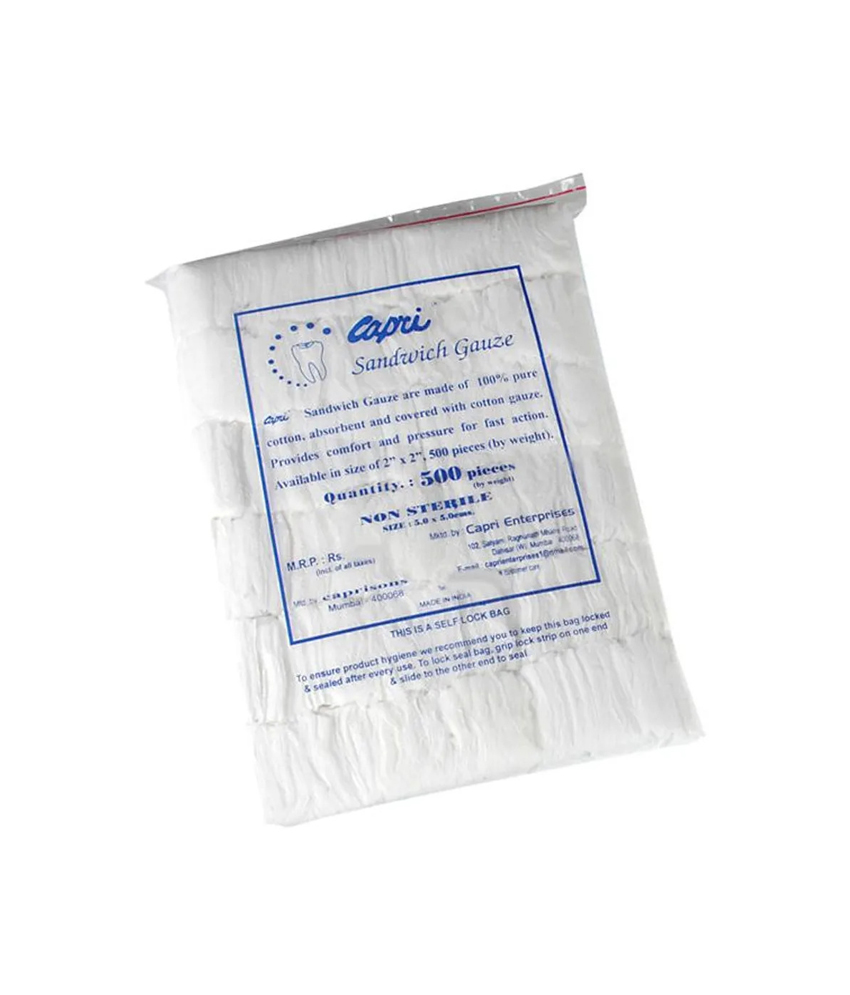 Capri Sandwich Gauze (Non-Sterile) 500 pcs