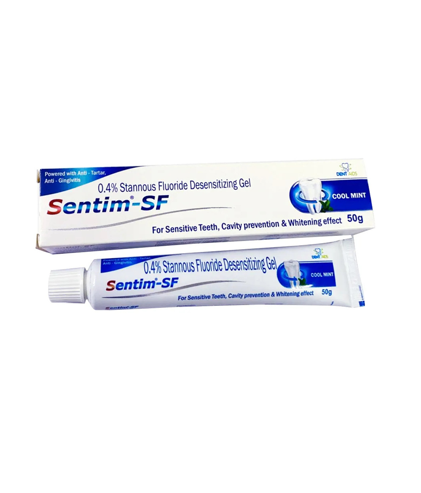 Dentaids Sentim SF Toothpaste 50gm (Pack Of 12)