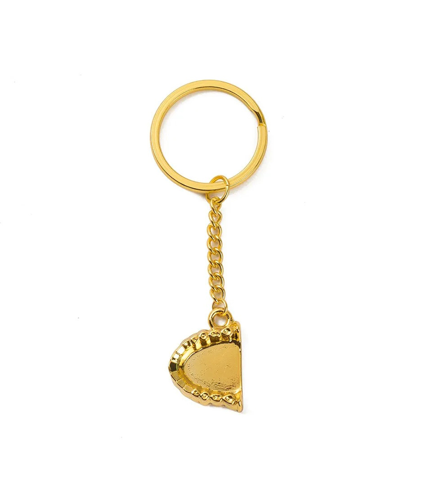 Dental Golden Denture Key Chain