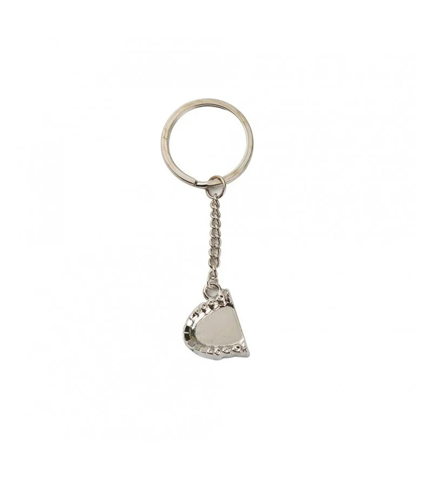 Dental Silver Denture Key Chain