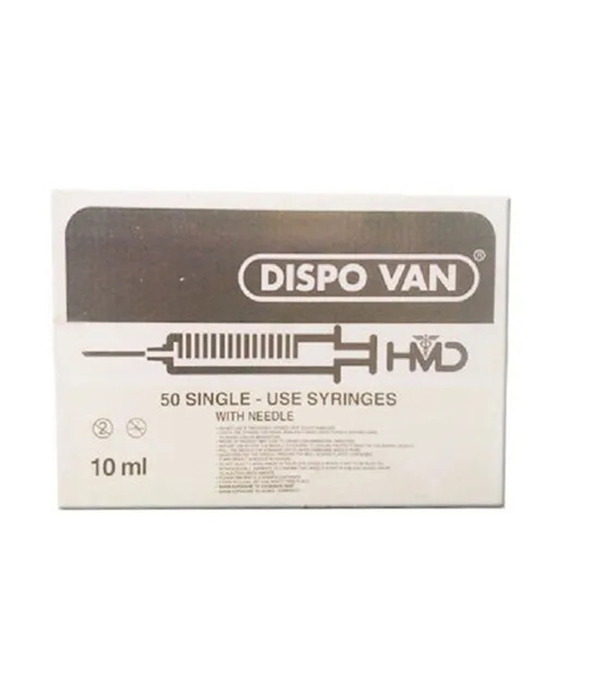 Hmd Dispo Van Syringe with Needle - 10ml