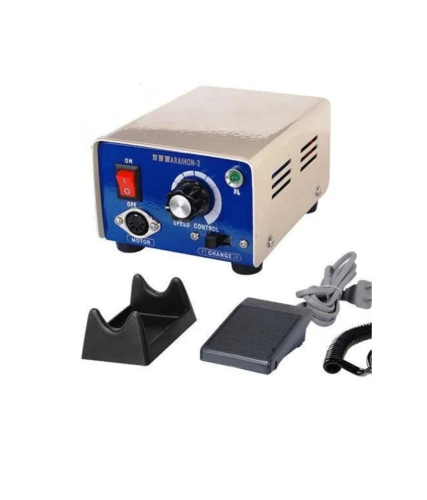 Marathon M3 Complete Set (Micromotor Engine+Foot Pedal+Control Box+Handpiece stand+Pouch)