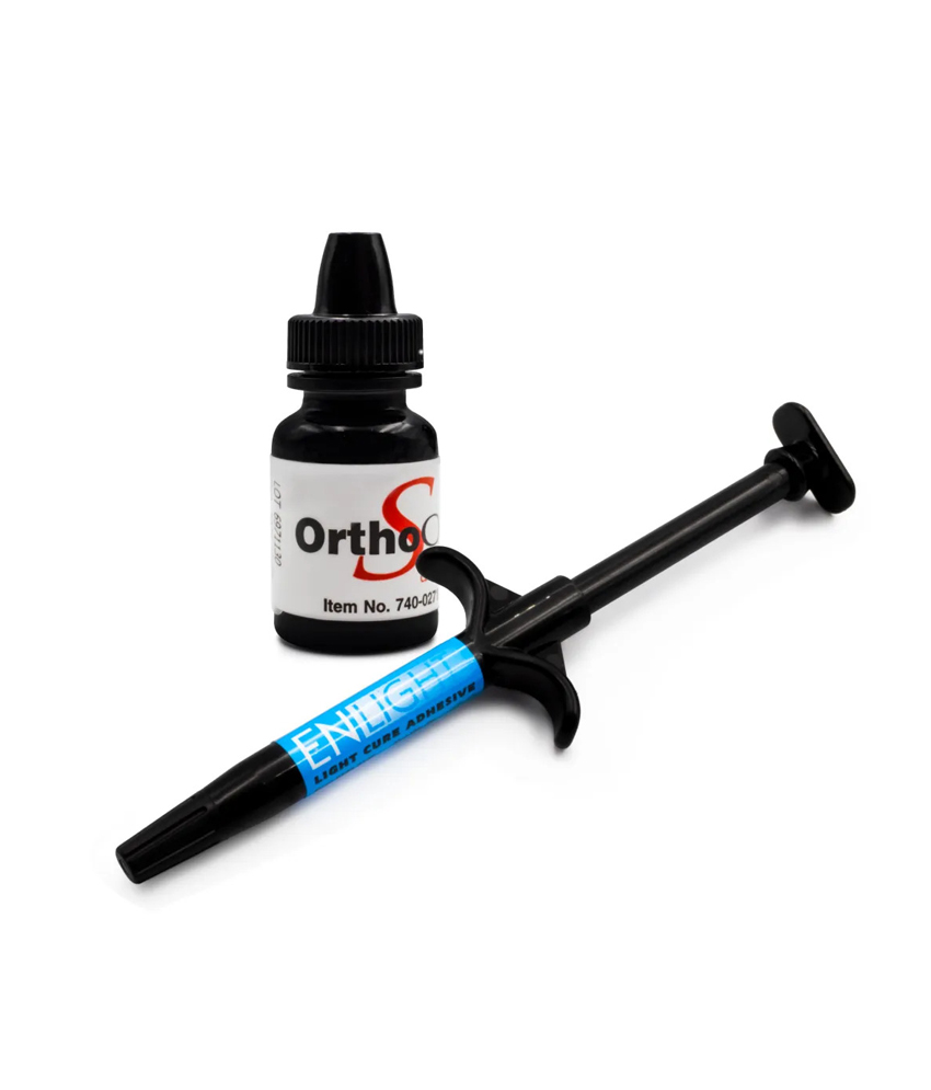 Ormco Enlight Light Cure Adhesive 1 Syringe 4 Gms + Bond 5ml (Kit) Combo