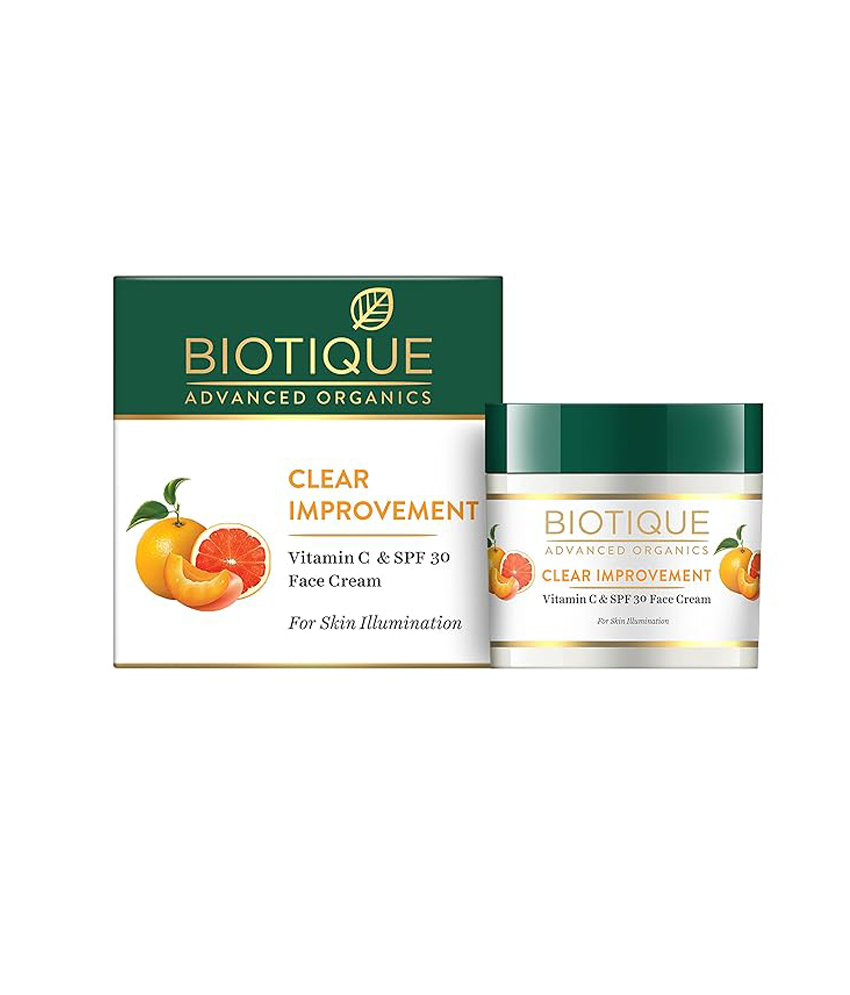 Biotique Clear Improvement Vitamin C & Spf 30 Cream 50g