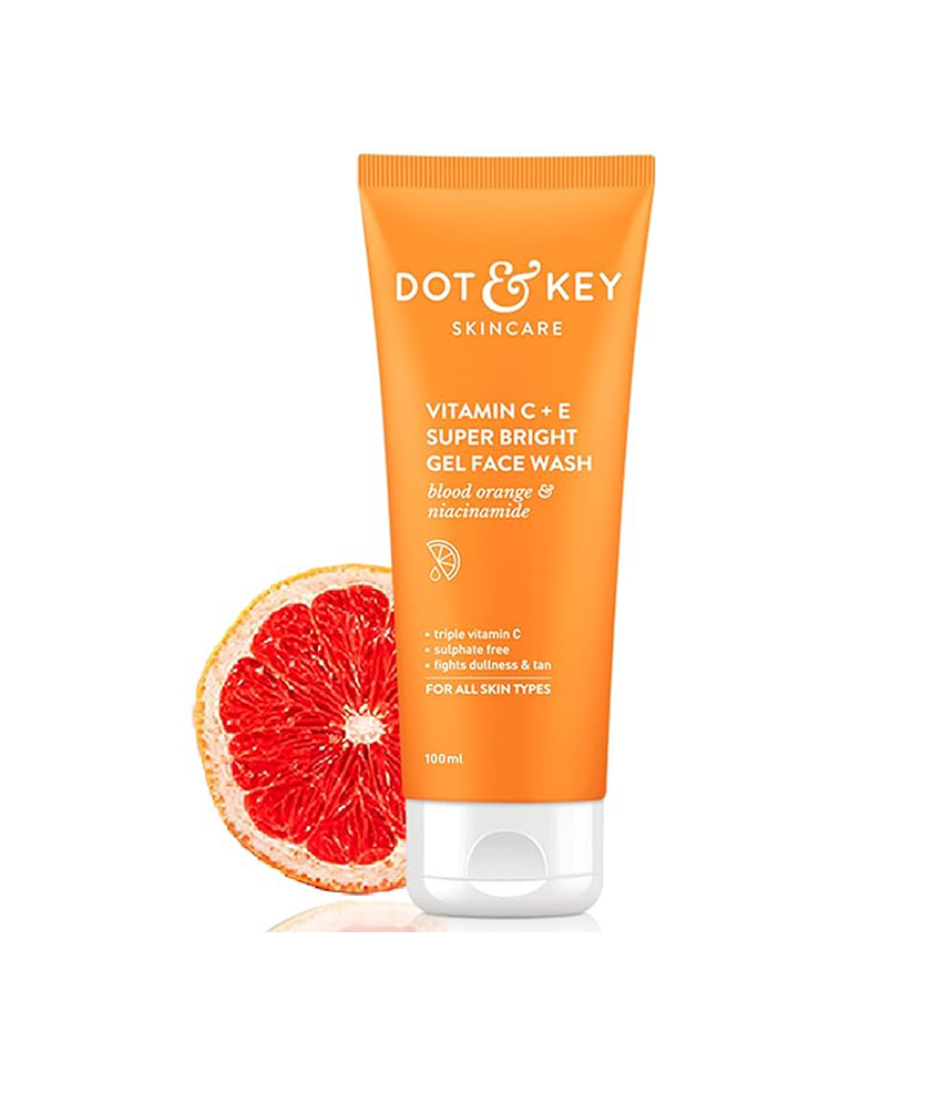 DOT & KEY Vitamin C + E Super Bright Gel Face Wash All Skin Types 100ml