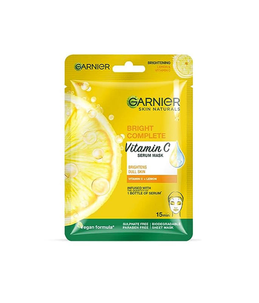 Garnier Skin Naturals Bright Complete Vitamin C Serum Face Mask 1 pc 28g