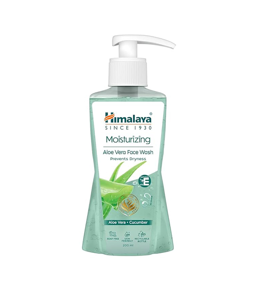 Himalaya Moisturizing Aloe Vera Face Wash, 200ml