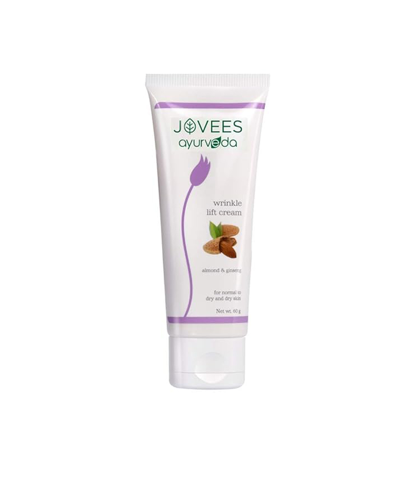 Jovees Herbal Almond & Ginseng Wrinkle Lift Face Cream | Anti-Wrinkle 60g