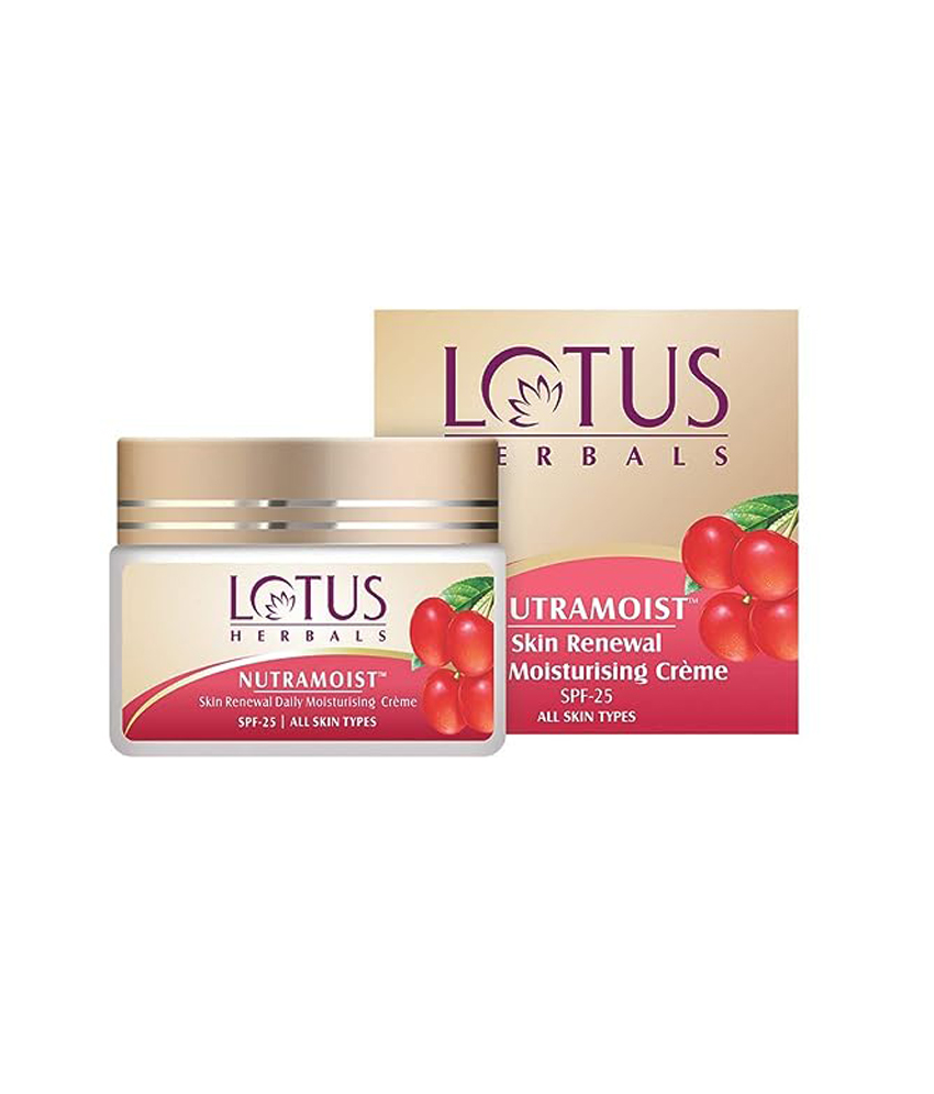 Lotus Herbals Nutramoist Skin Renewal Moisturising Cream 50g