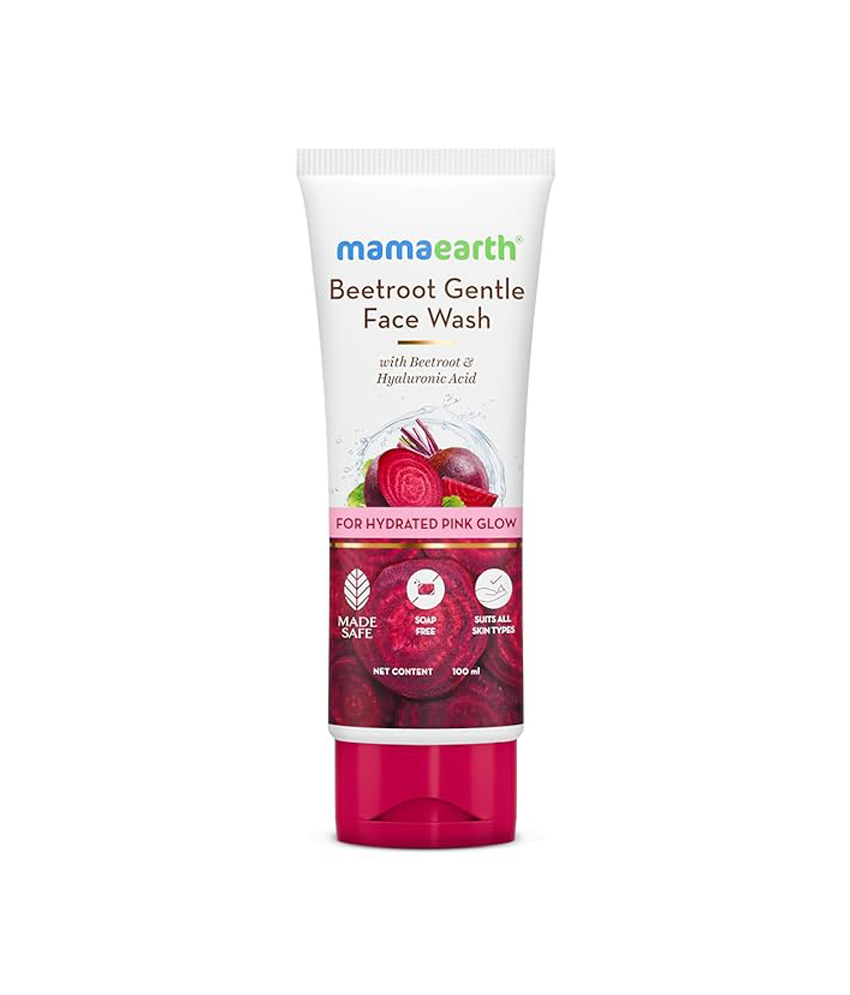 Mamaearth Beetroot Gentle Face Wash For Hydrated Pink Glow -100ml