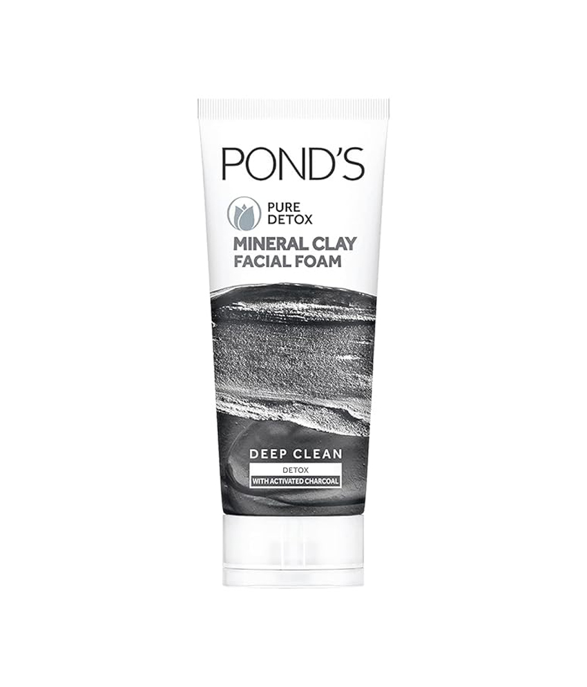 POND'S Pure Detox Mineral Clay Facial Foam Face Wash 90g