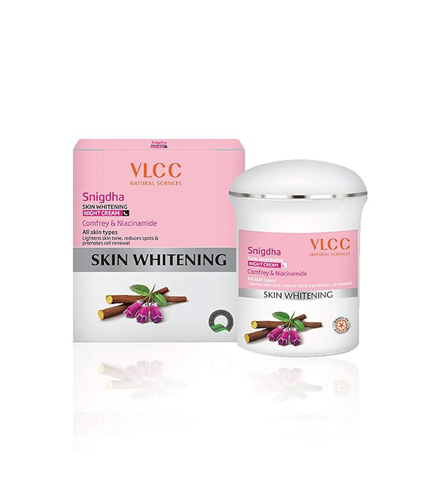 VLCC Snigdha Skin Whitening Night Cream - 50g