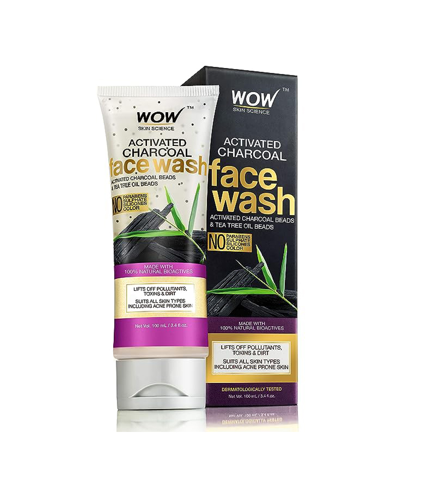 WOW Skin Science Activated Charcoal Face Wash 100ml