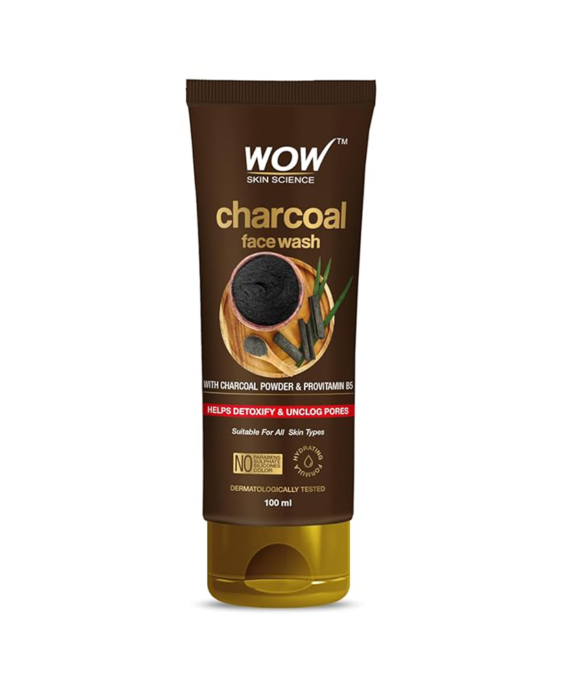 WOW Skin Science Charcoal Face Wash 100ml